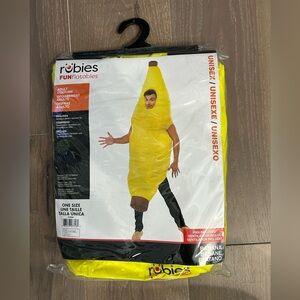 Rubies Banana Inflatable adult costume. NWT one size